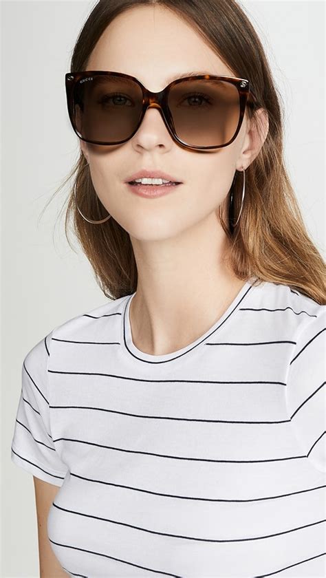 gucci women's lightness square sunglasses|gucci sunglasses for women sale.